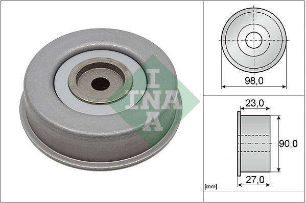 Deflection/Guide Pulley, V-ribbed belt